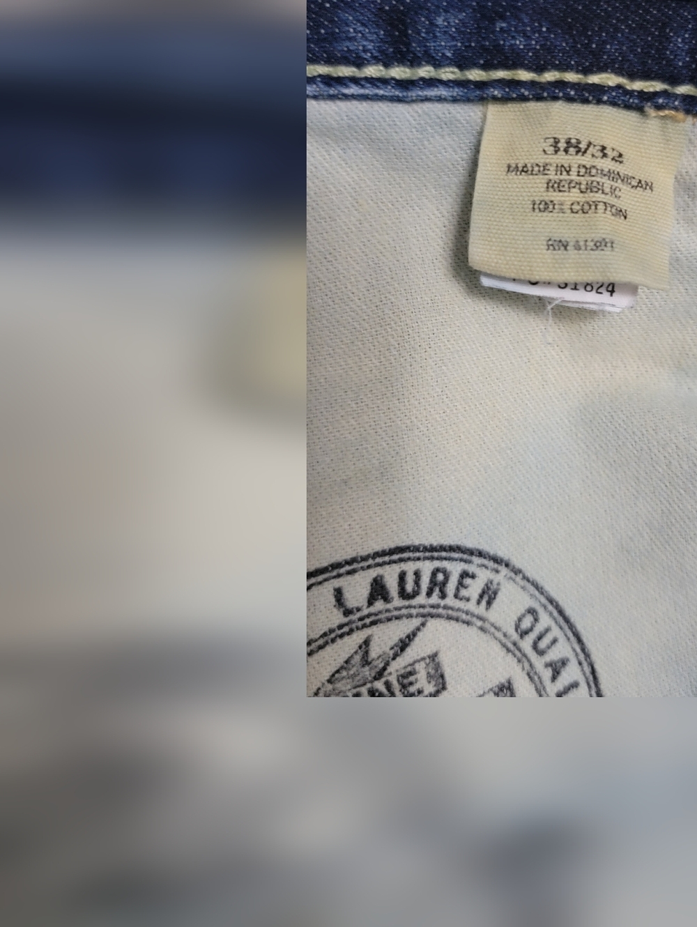 Ralph Lauren Classic Dark Wash Denim Jeans - Picture 9 of 11